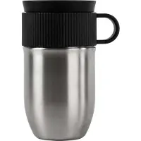 Sagaform Ted reisbeker thermosbeker 28 cm Zilverkleurig