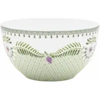 Pip studio Kom Lily & Lotus Tiles Light Green 15 cm (Set van 6)