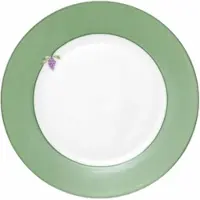 Pip studio Ontbijtbord Lily & Lotus Uni Light Green 21 cm (Set van 6)