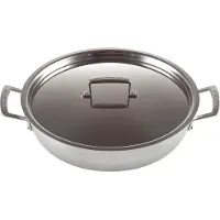 Le Creuset Sauteerpan Magnetik RVS 30 cm