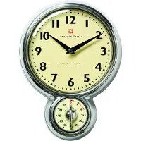 Bengt EK Design Bengt Ek wandklok met timer aluminium