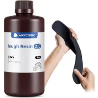 Anycubic SLA 3D printer UV resin 1 liter - Tough Resin 2.0 - Zwart / Black