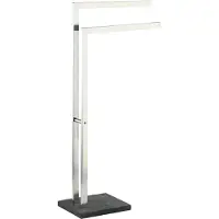 Wenko Slate Rock handdoekhouder 2 armen RVS