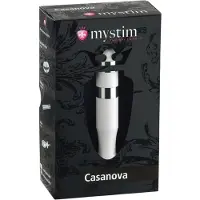Mystim Casanova - elektro-staafdildo (wit)