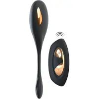 XOUXOU - vibrator eitje met afstandsbediening - elektro - zwart