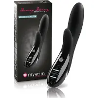 Mystim Daring Danny - elektro-stimulerende vibrator (zwart)