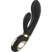 Nomi Tang - Oplaadbare G-spot vibrator met clitorisstimulator (zwart)