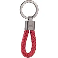 Porsche Design Keyring Sleutelhanger Leer 10 cm rood