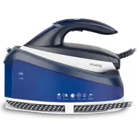 H.Koenig V7 stoomstrijkijzer station 2600 W 1,5 l Keramische zoolplaat Blauw, Wit