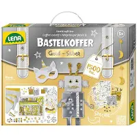 Lena Creatief Jumbo Knutselkoffer Gold & Silver 1500 onderdelen