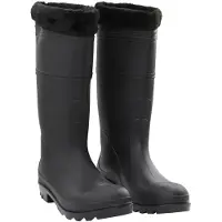 vidaXL Gummistiefel met uitneembaar binnenvoering, zwart, maat 45, PVC