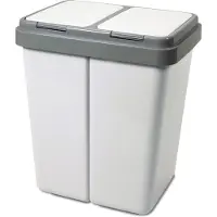 Alpfa 800776 Afvalbak 25 l Kunststof (l x b x h) 36 x 45 x 47 cm Diverse kleuren 1 stuk(s)
