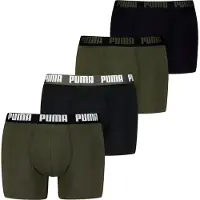 Puma Boxershorts donkergroen / zwart / wit