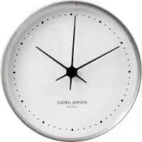 Georg Jensen Koppel Wandklok 10 Cm - Wandklokken Glas Roestvrij staal - 3587584
