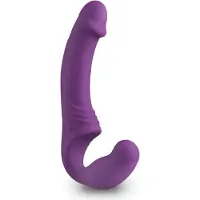 EasyToys Strapless Strap-On Vibrator - Paars