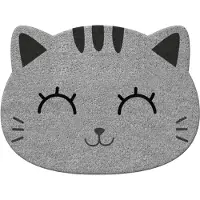 Itotal Paillasson Cat Gris