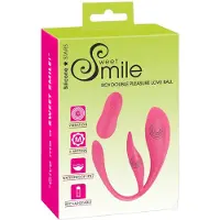 Sweet Smile SMILE - vibratie-ei met afstandsbediening - oplaadbaar - roze