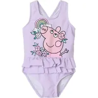 Name It Mini Badpak 'NMFMiri Peppa' pasteelgeel / lichtlila / rosa / wit