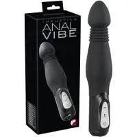 You2Toys - Anale vibrator - op-en-neer beweging - zwart
