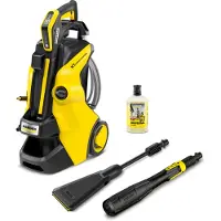 Kärcher K 5 Smart Control Flex eco!Booster Hogedrukreiniger - 145 bar - 500 l/u - 40 m²/u - App bediening - Geschikt voor oa. auto - terras - fietsen - motoren - tuinset en gebieden rondom huis