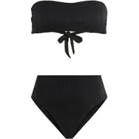 LASCANA Bandeaubikini Egitura van structuurstof (set) | Maat A/BA/B