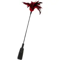 Guilty Pleasure GP Feather - zweep en verenstrel - rood