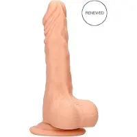 Realrock Realistische Dildo met ballen 23.7 cm - Huidskleur