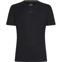 Icebreaker - Merino 125 ZoneKnit S/S Crewe - Merino-ondergoed L, zwart