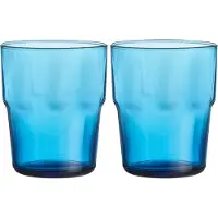 Iittala Solare Drink 31 Cl Pak Van 2 - Drinkglazen Glas Electric Blue - 1079457