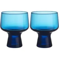 Iittala Solare Beker 29 Cl Pak Van 2 - Drinkglazen Glas Electric Blue - 1079495