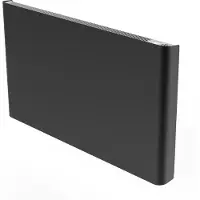 Boss & Wessing Elektrische radiator bws chuck 60x104 cm 2000w muurbevestiging met stekker antracietgrijs