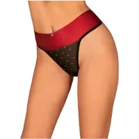 Obsessive - string - met strikje - rood