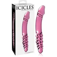 Icicles Pipedream glazendildo No. 57 roze - 9 inch