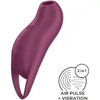 Satisfyer Pocket Pro 1 - luchtdruk clitorisstimulator - oplaadbaar - paars