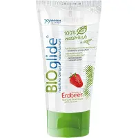Joydivision BIOglide - glijmiddel op waterbasis - aardbei - 80ml