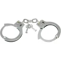 Rimba Metal Police - handboeien - metaal - zilver