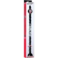 Hosed Swirl - anale dildo - dun en flexibel - zwart - 18 cm
