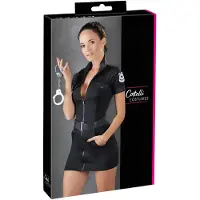 Cottelli Police - politie uniform jurkje - zwart - L