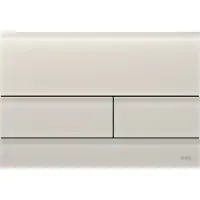 Tece Square II drukplaat gesatineerd glas beige