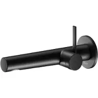 Keuco IXMO - 1-hendel wastafelmengkraan voor opbouwmontage, mat zwart 59516371101