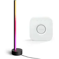 Philips Hue Bundel: Signe Gradient Tafellamp Zwart + Bridge
