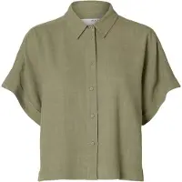 SELECTED WOMEN Blouse 'SLFViva' donkergroen