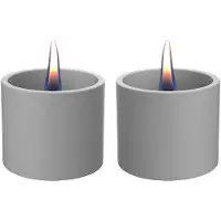 Tenderflame Breeze 8 2-pack Grijs - Tafelhaard - Binnen en Buiten