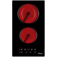 IsEasy Lt2v-15 30 Cm Keramische Kookplaat 2 Branders