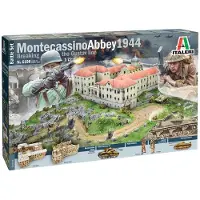 Italeri Modelbouwpakket Diorama - 6198 Montecassino Abbey 1944 Breaking the Gustav Line - Battle Set Plastic - 1:72 - Modelbouw