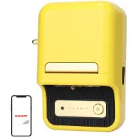Portable - B21 Geel - Labelprinter - Labelmaker - Draadloos - Lichtgewicht - Design - Direct Thermisch - 203dpi - 1200mAh - Print Breedte 25-50mm