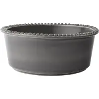 PotteryJo Daria kom Ø23 cm aardewerk Clean grey