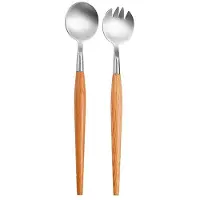 Dorre Sico saladebestek 28 cm Roestvrij staal-acacia