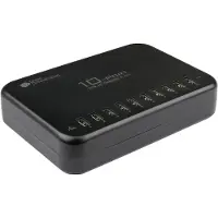 GOOD CONNECTIONS USB desktop snellaadstation , 10-poorts met 10 x USB-A, vermogen 120 W, zwart