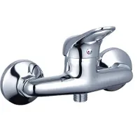 Schutte PORTO ééngreepsmengkraan douche | chroom 77440